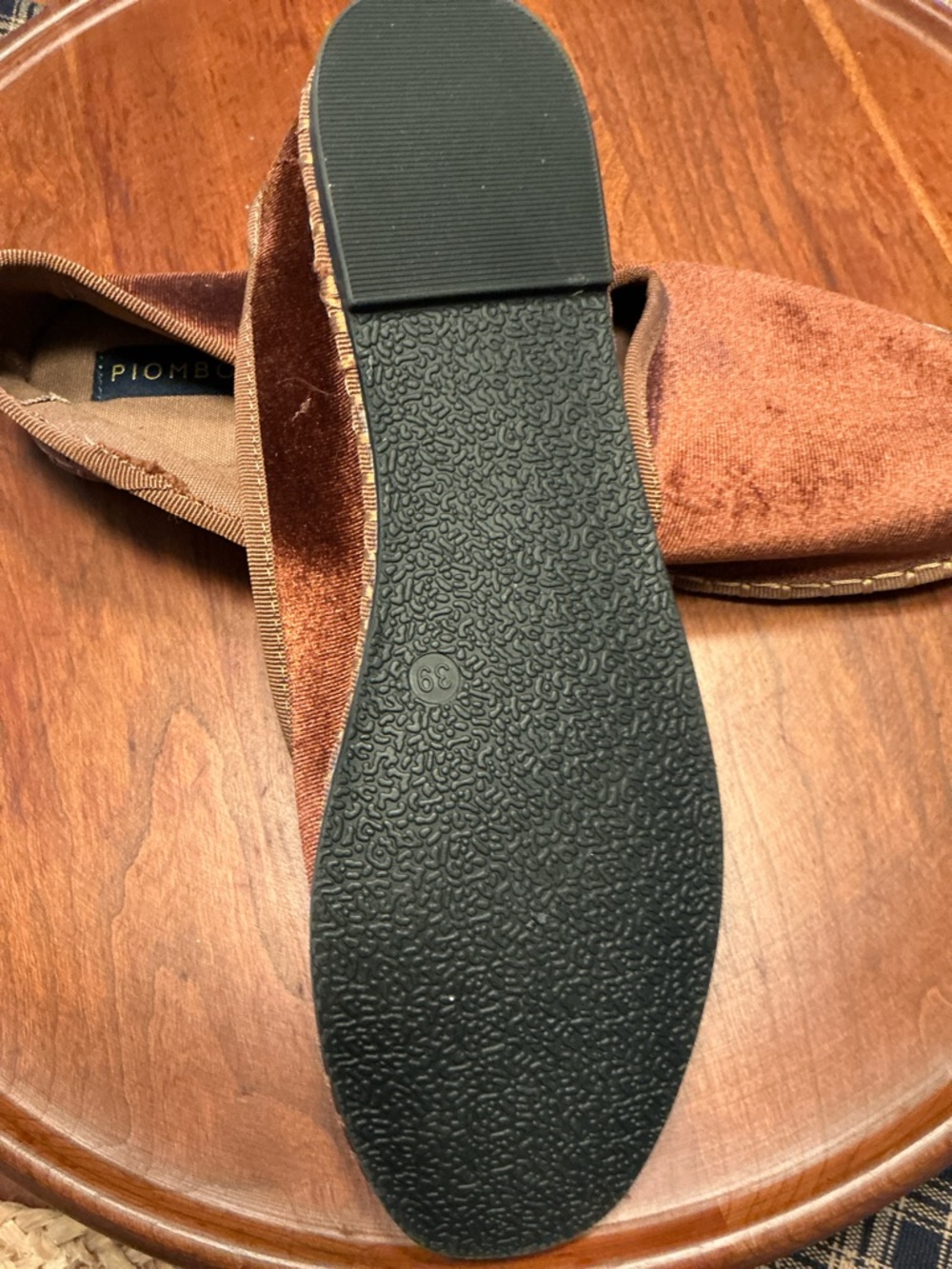 Piombo Italian Velveteen Ballet Slippers - Picture 3 of 3